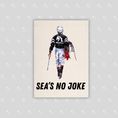 Load image into Gallery viewer, Sea's No Joke Garden Flag