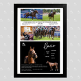 Load image into Gallery viewer, Bacio - Nunthorpe Stakes Custom Photo / Owner Photo Collage