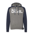 Load image into Gallery viewer, Blue Devil Raglan Hooded Sweatshirt