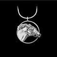 Load image into Gallery viewer, Seize the Grey Sterling Silver Necklace by Jane Heart