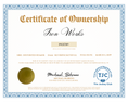 Load image into Gallery viewer, Iron Works Certificate of Ownership