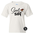 Load image into Gallery viewer, Sweet as Sin Kids SS T Shirt