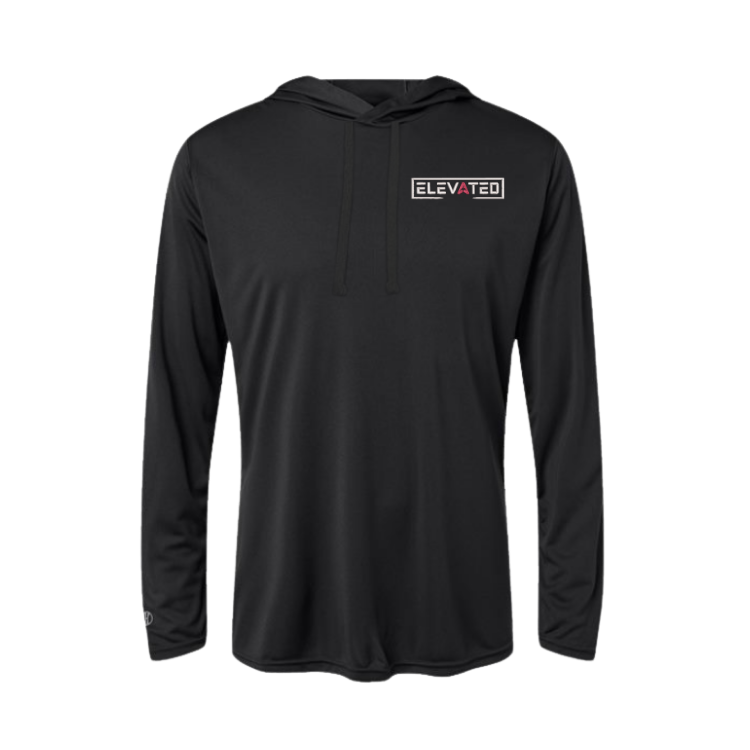 Elevated Embroidered Women's Hooded Long Sleeve T-Shirt