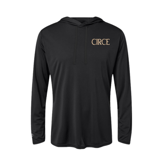 Circe Embroidered Women's Hooded Long Sleeve T-Shirt