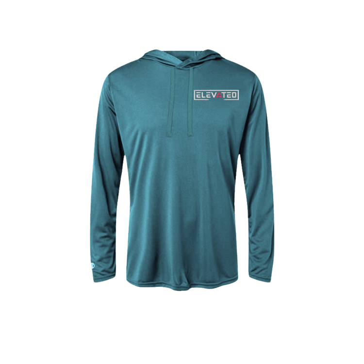 Elevated Embroidered Women's Hooded Long Sleeve T-Shirt