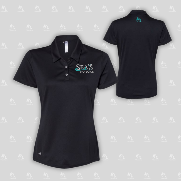 Sea's No Joke - Adidas Women's Performance Polo