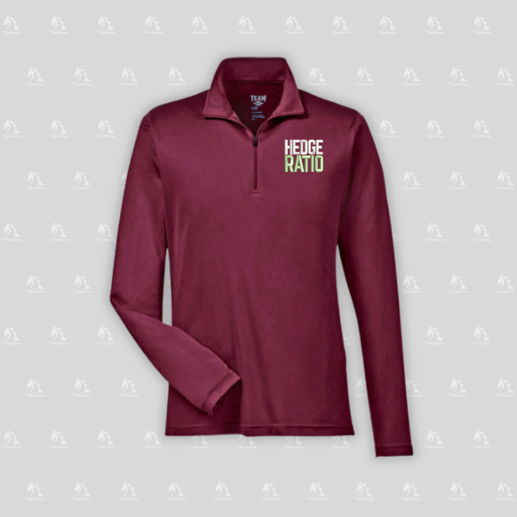 Hedge Ratio Unisex Light Weight 3/4 Zip Pullover