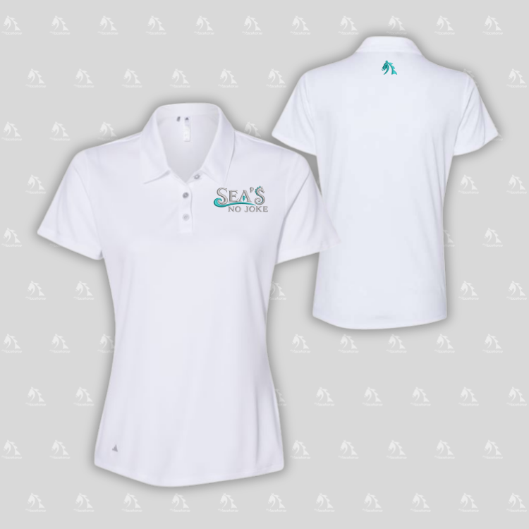 Sea's No Joke - Adidas Women's Performance Polo