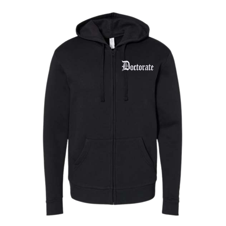 Doctorate Unisex Fleece Zip Hoodie