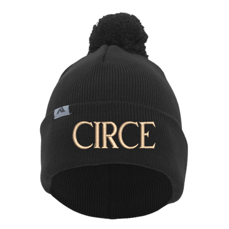 Circe Beanie with Pom-Pom