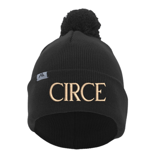 Circe Beanie with Pom-Pom