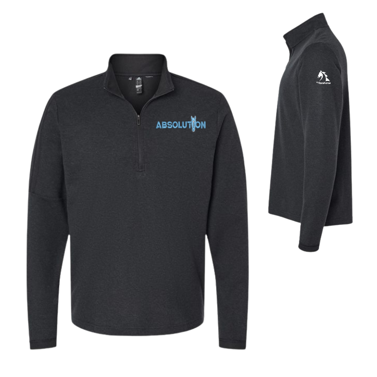 Absolution - Adidas Men's 3-Stripes Quarter-Zip Sweater