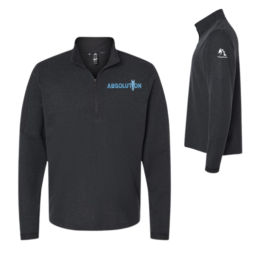 Absolution - Adidas Men's 3-Stripes Quarter-Zip Sweater
