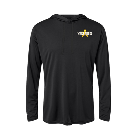 Warranted Embroidered Women's Hooded Long Sleeve T-Shirt