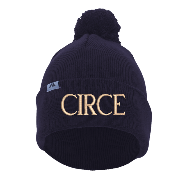 Circe Beanie with Pom-Pom