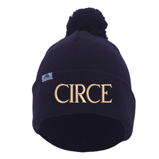 Circe Beanie with Pom-Pom