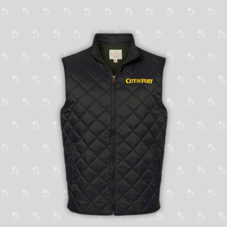 City of Fury Men's Quilted Vest
