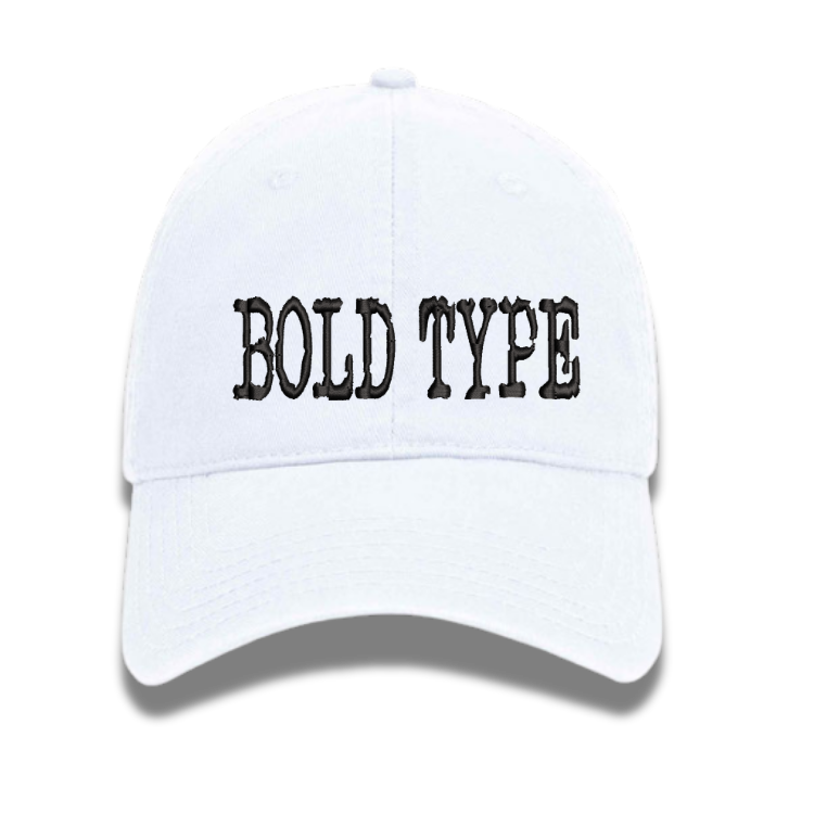 Bold Type Dad Hat