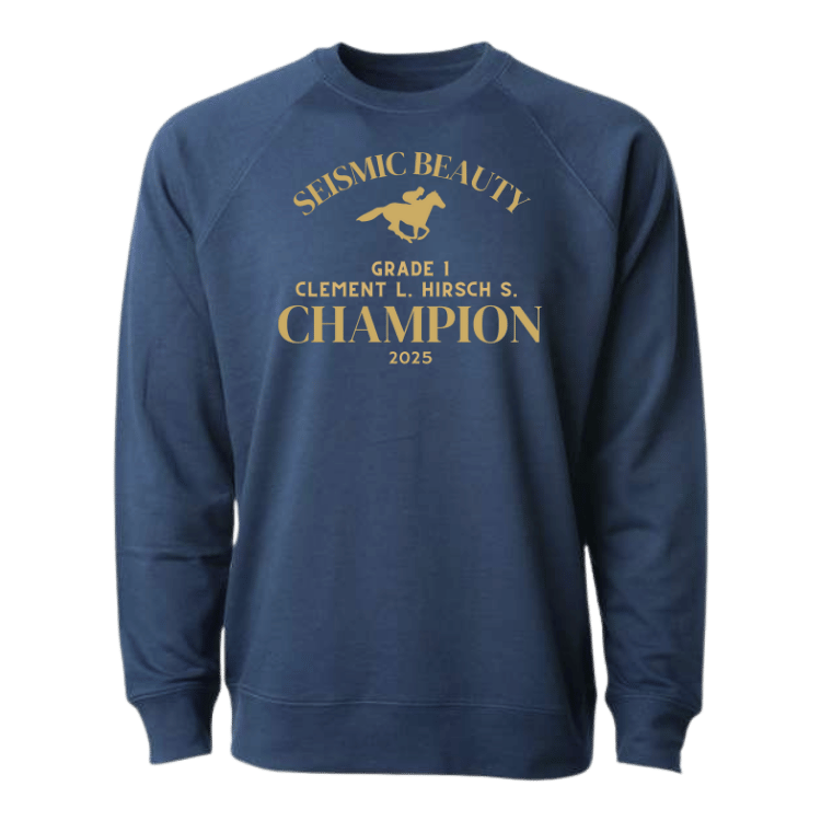 Seismic Beauty Clement L. Hirsch - Lightweight Loopback Terry Crewneck Sweatshirt