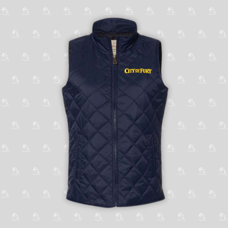 City of Fury Women's Quilted Vest