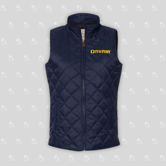 City of Fury Men's Quilted Vest