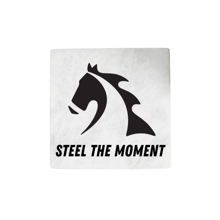 Steel the Moment Coaster w/ Cork Back