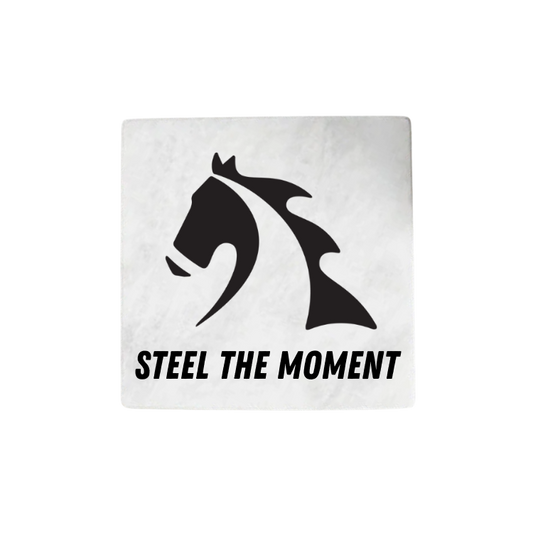 Steel the Moment Coaster w/ Cork Back