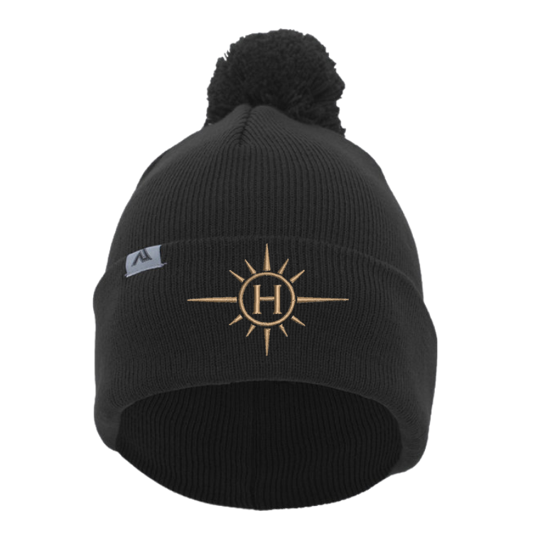 Helios Beanie with Pom-Pom