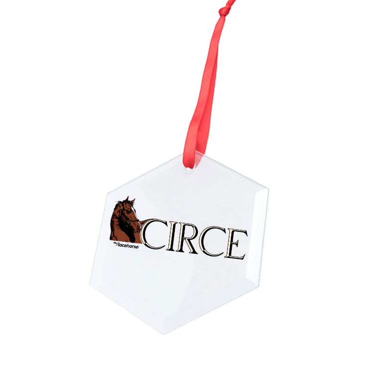 Circe Hexagonal Glass Ornament