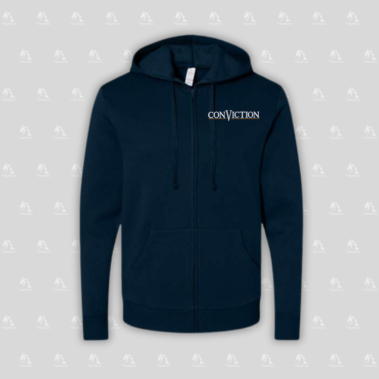 Conviction Unisex Fleece Zip Hoodie