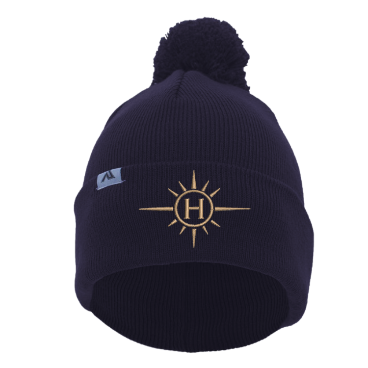 Helios Beanie with Pom-Pom