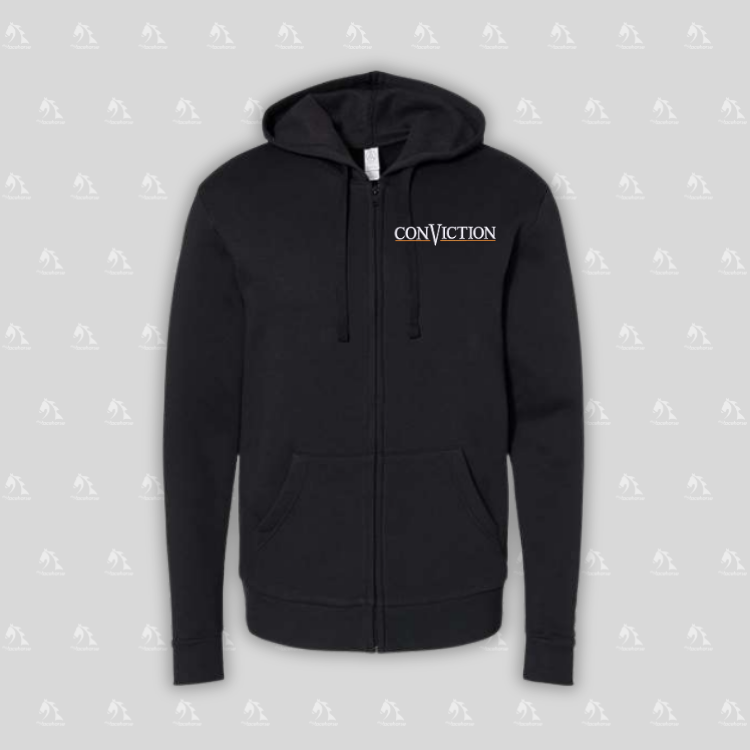 Conviction Unisex Fleece Zip Hoodie