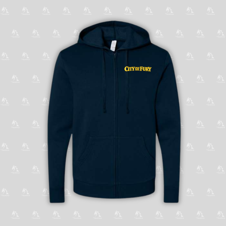 City of Fury Unisex Fleece Zip Hoodie