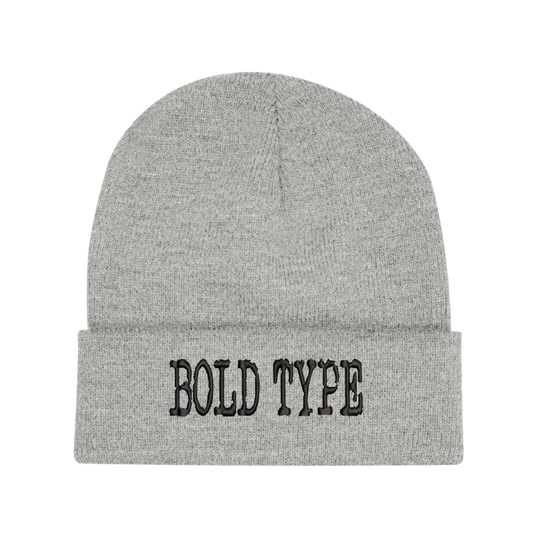 Bold Type Cuff Beanie