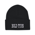 Load image into Gallery viewer, Bold Type Cuff Beanie
