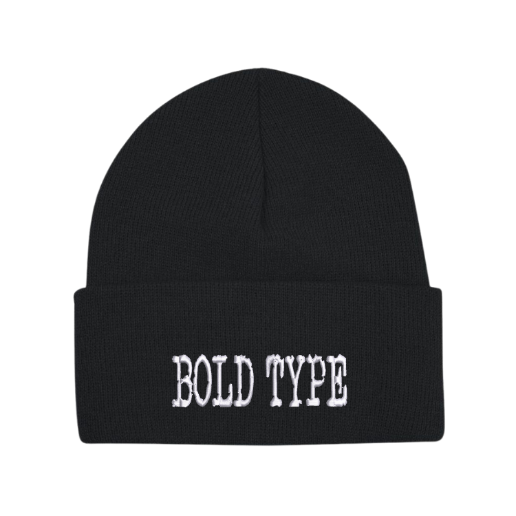 Bold Type Cuff Beanie