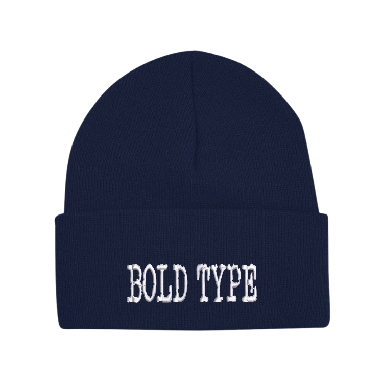 Bold Type Cuff Beanie