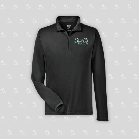 Sea's No Joke Unisex Light Weight 3/4 Zip Pullover