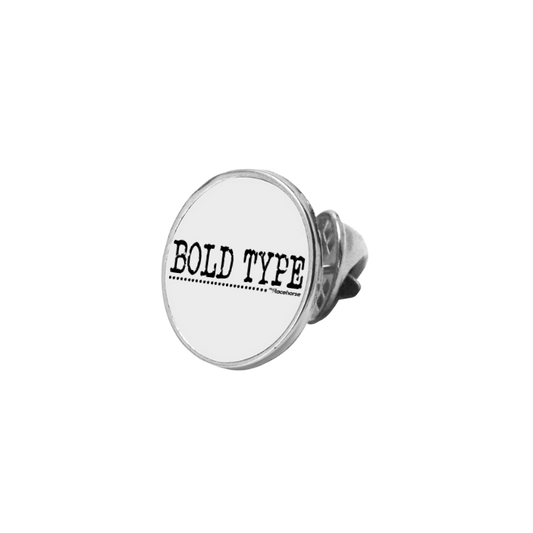 Bold Type Custom Lapel Pin