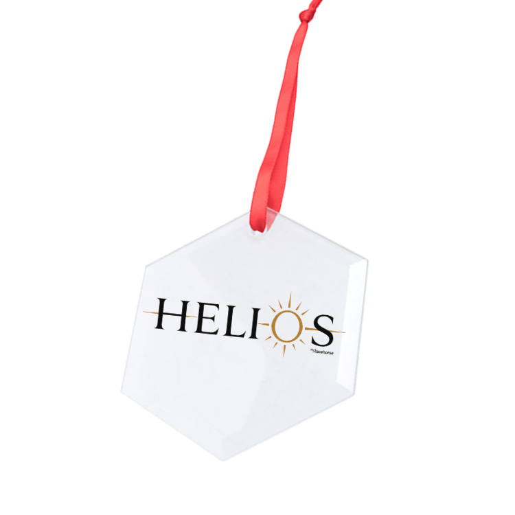 Helios Hexagonal Glass Ornament