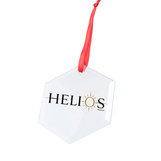 Helios Hexagonal Glass Ornament