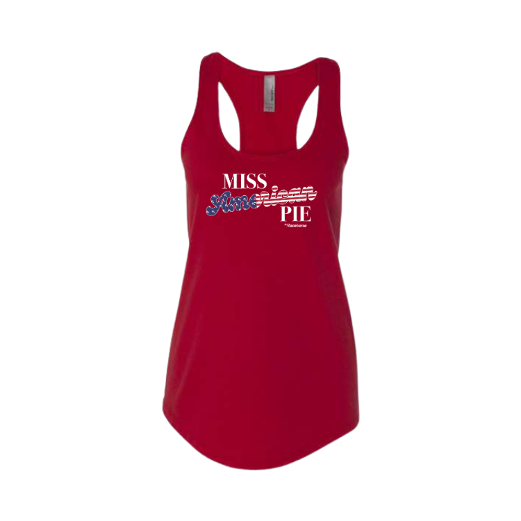 Miss American Pie Women's Racer Back Tank