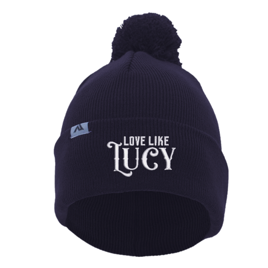Love Like Lucy Beanie with Pom-Pom