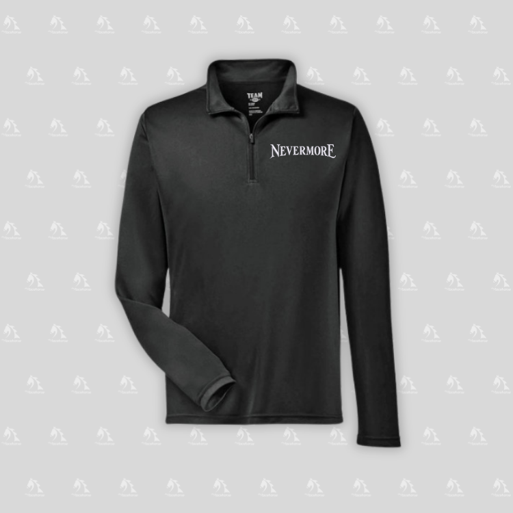 Nevermore Unisex Light Weight 3/4 Zip Pullover