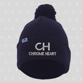 Load image into Gallery viewer, Chrome Heart Beanie with Pom-Pom

