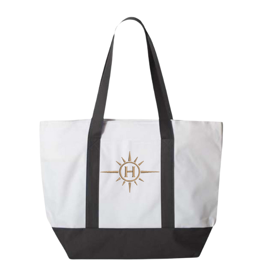 Helios Embroidered Tote Bag