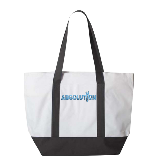 Absolution Embroidered Tote Bag