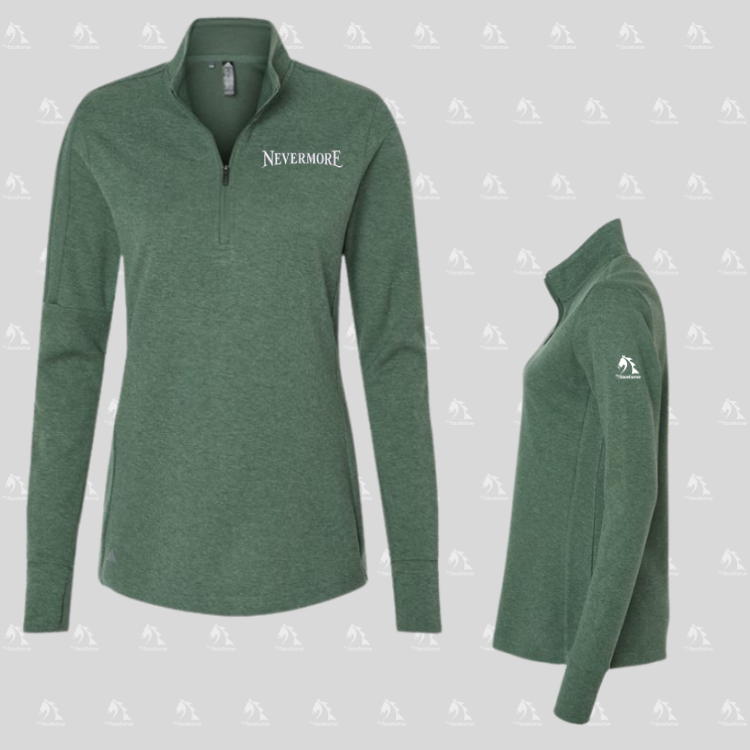 Nevermore - Adidas Women's 3-Stripes Quarter-Zip Sweater