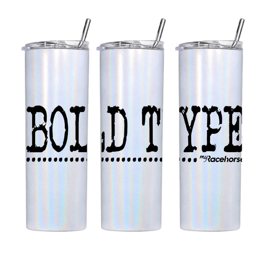 Bold Type Tumbler