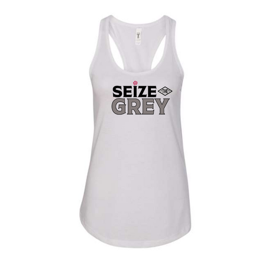 25% Off- Seize the Grey Women's Racer Back Tank